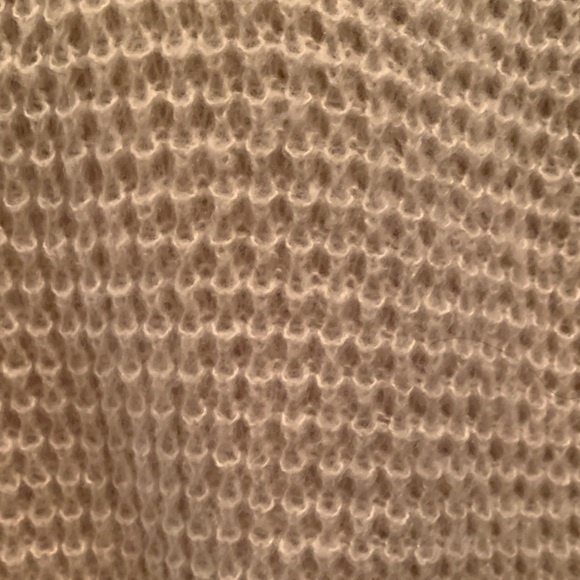 Hem & Thread Cream V-Neck Sweater with Multicolor Trim - Picture 6 of 11